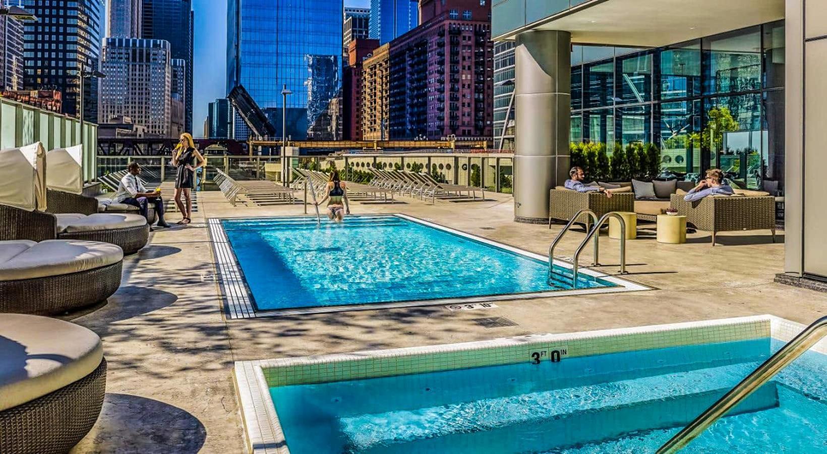 Nvcll Chicago Hotell Exteriör bild